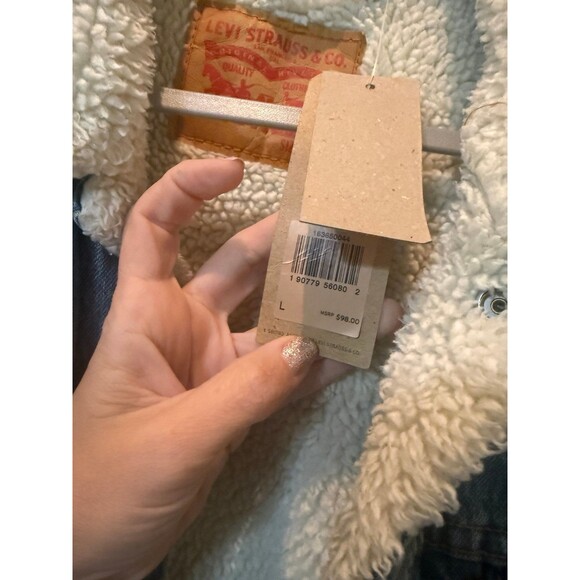 Levi’s Sherpa Lined Jacket NWT L - Picture 3 of 4